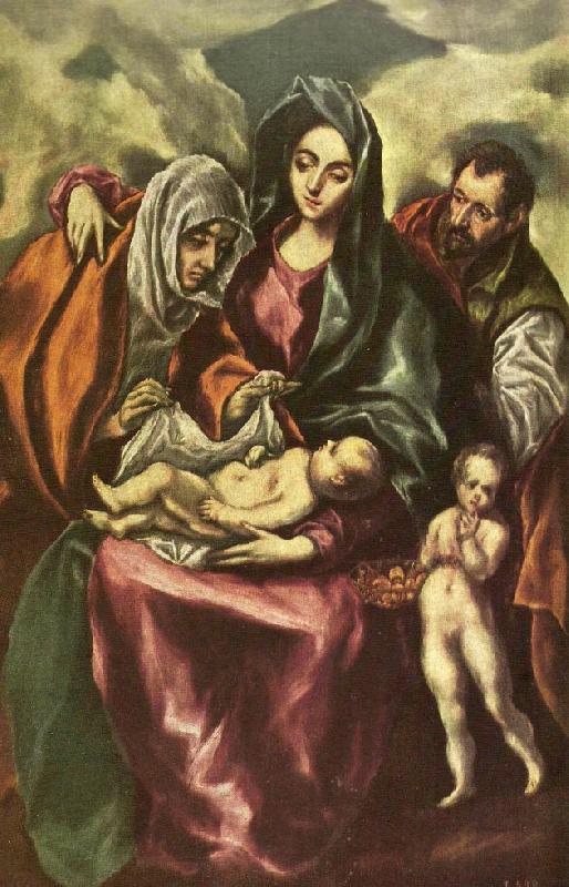 GRECO, El holy family Germany oil painting art